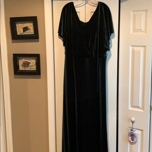 Green velvet stunner- Jenny Yoo Ellis gown